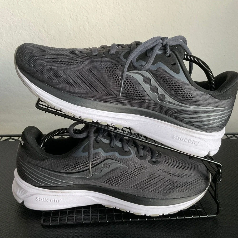 Saucony Ride 14 Mens Running Shoes Black Gum S20650-45 Size 10.5 Amazon.com | Saucony Men main image 2